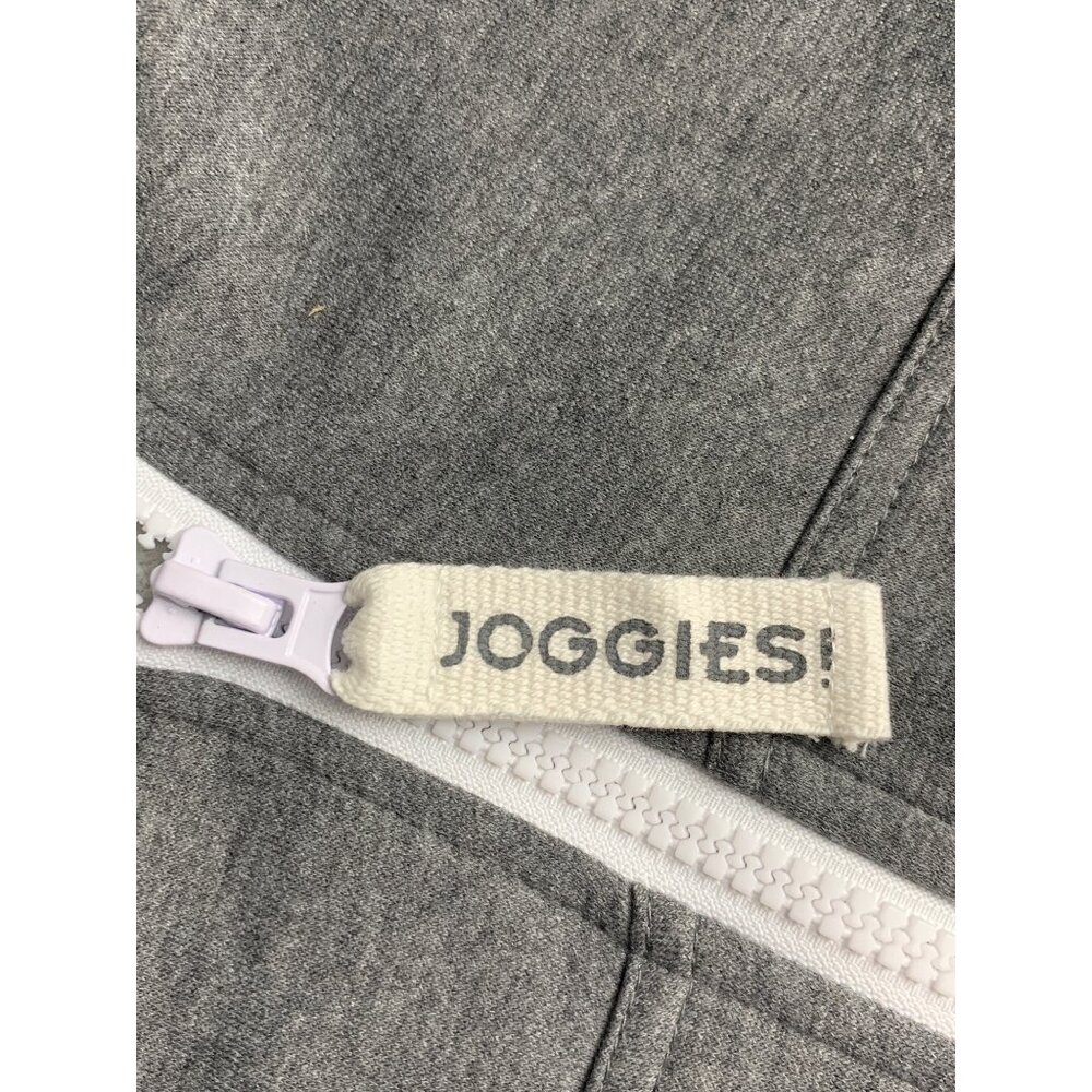 Joggies Mens Gray Hooded Full-Body Jumpsuit Pockets & Zip Front Closure Large - Picture 6 of 9